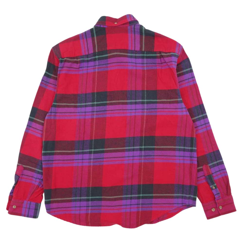 Supreme シュプリーム Daniel Johnston Plaid Shirt ダニエル ジョンストン プライド L/S シャツ レッド系 S【中古】