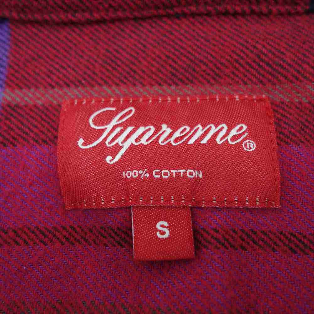 Supreme シュプリーム Daniel Johnston Plaid Shirt ダニエル ジョンストン プライド L/S シャツ レッド系 S【中古】