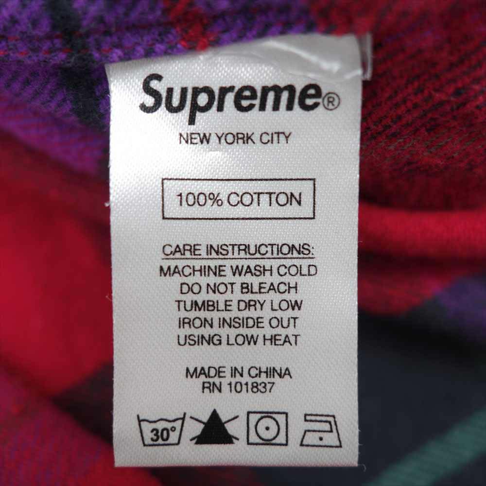 Supreme シュプリーム Daniel Johnston Plaid Shirt ダニエル ジョンストン プライド L/S シャツ レッド系 S【中古】