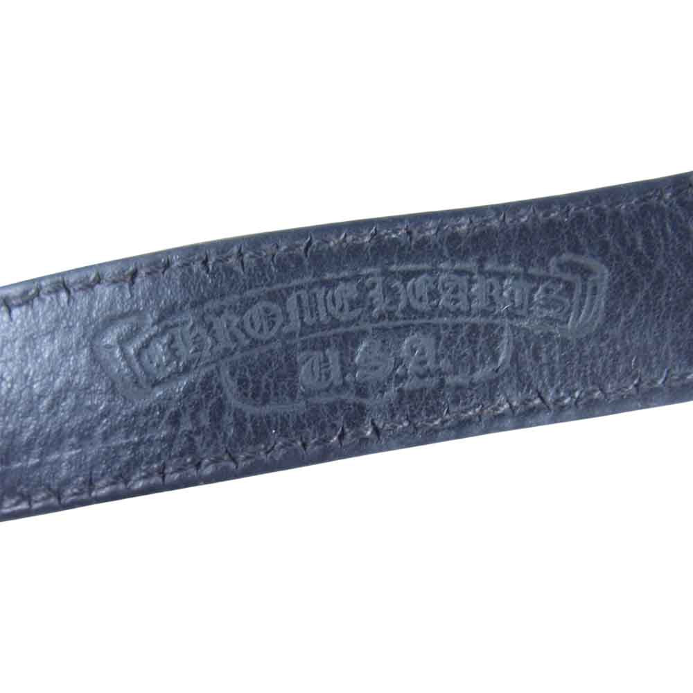 CHROME HEARTS クロムハーツ（原本無） 3BTN 2SNP 3ボタン 2スナップ ブレスレット ブラック系【中古】