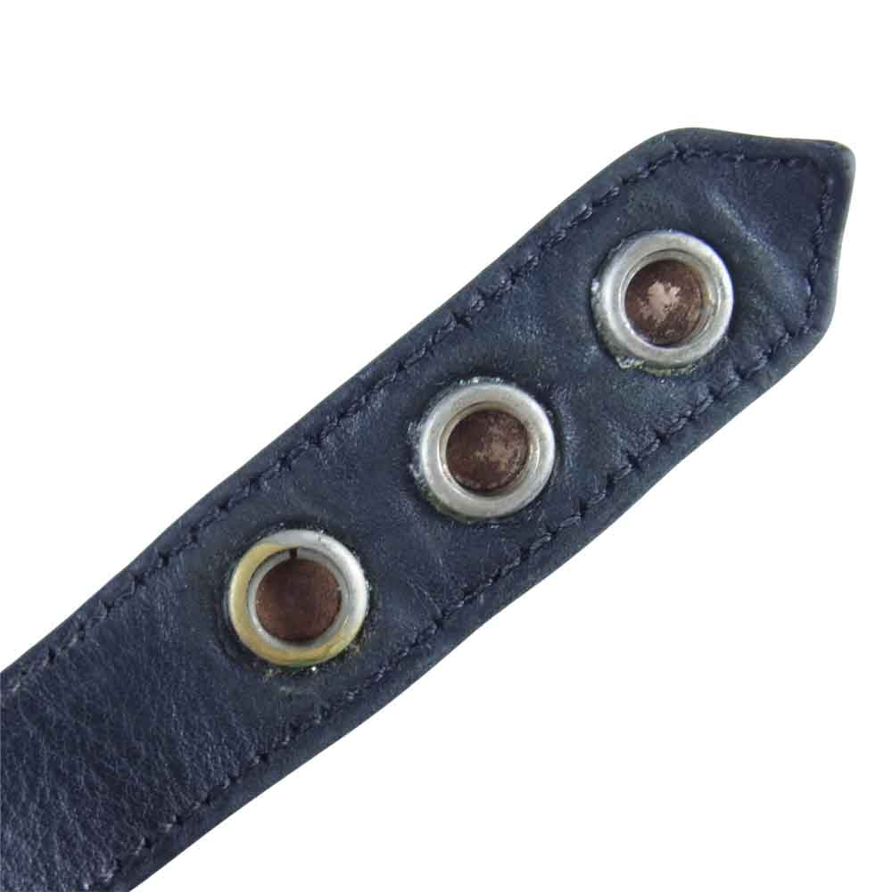 CHROME HEARTS クロムハーツ（原本無） 3BTN 2SNP 3ボタン 2スナップ ブレスレット ブラック系【中古】