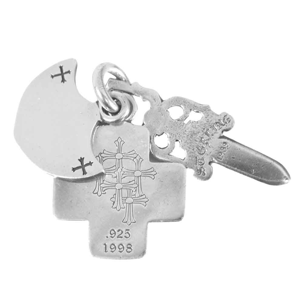 CHROME HEARTS クロムハーツ（原本無）  3 TRINKETS スリー トリンケッツ ペンダント トップ シルバー系【中古】