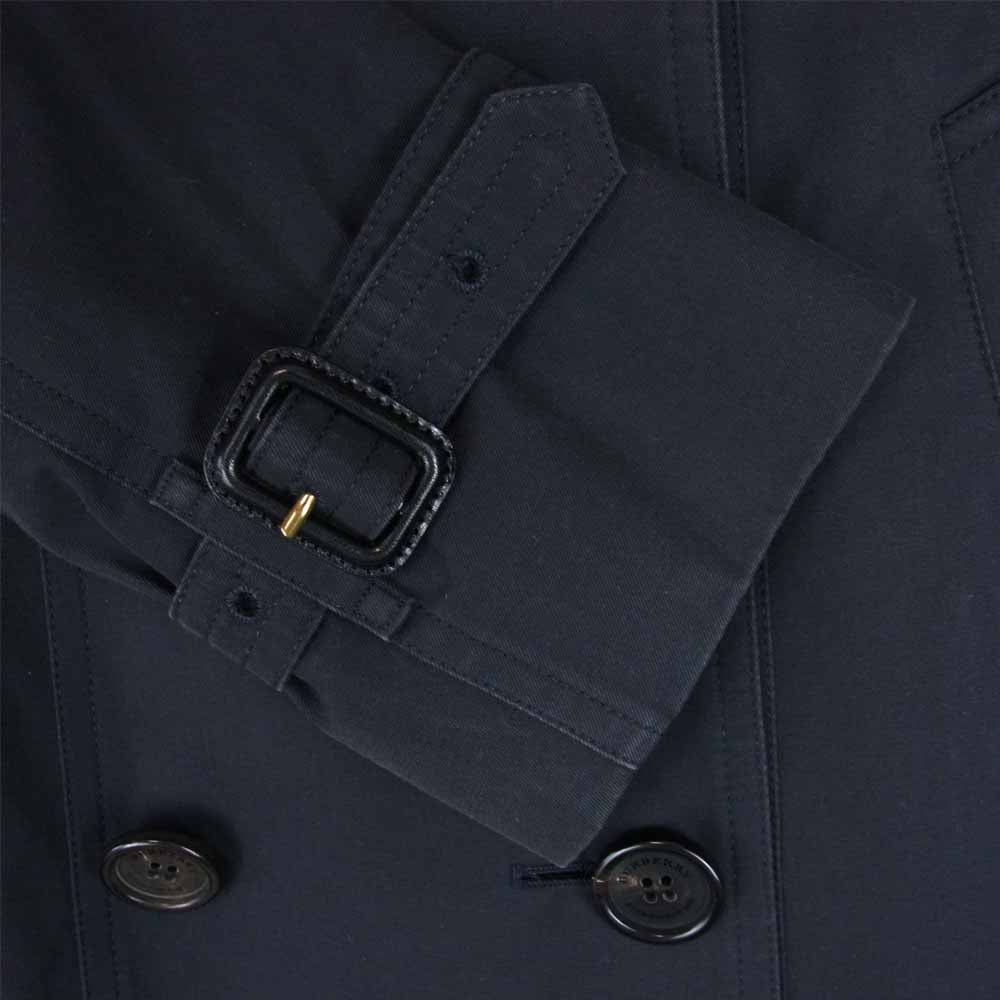 BURBERRY バーバリー 3997029 英国製 国内正規品 THE SANDRINGHAM HERITAGE TRENCH COAT サンドリンガム トレンチコート ネイビー系 UK4【中古】
