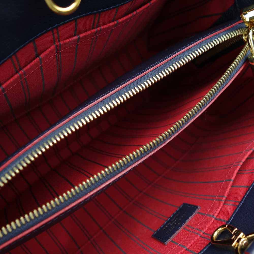 LOUIS VUITTON ルイ・ヴィトン M42747 モンテーニュ BB モノグラム アンプラント バッグ ブラック系【中古】