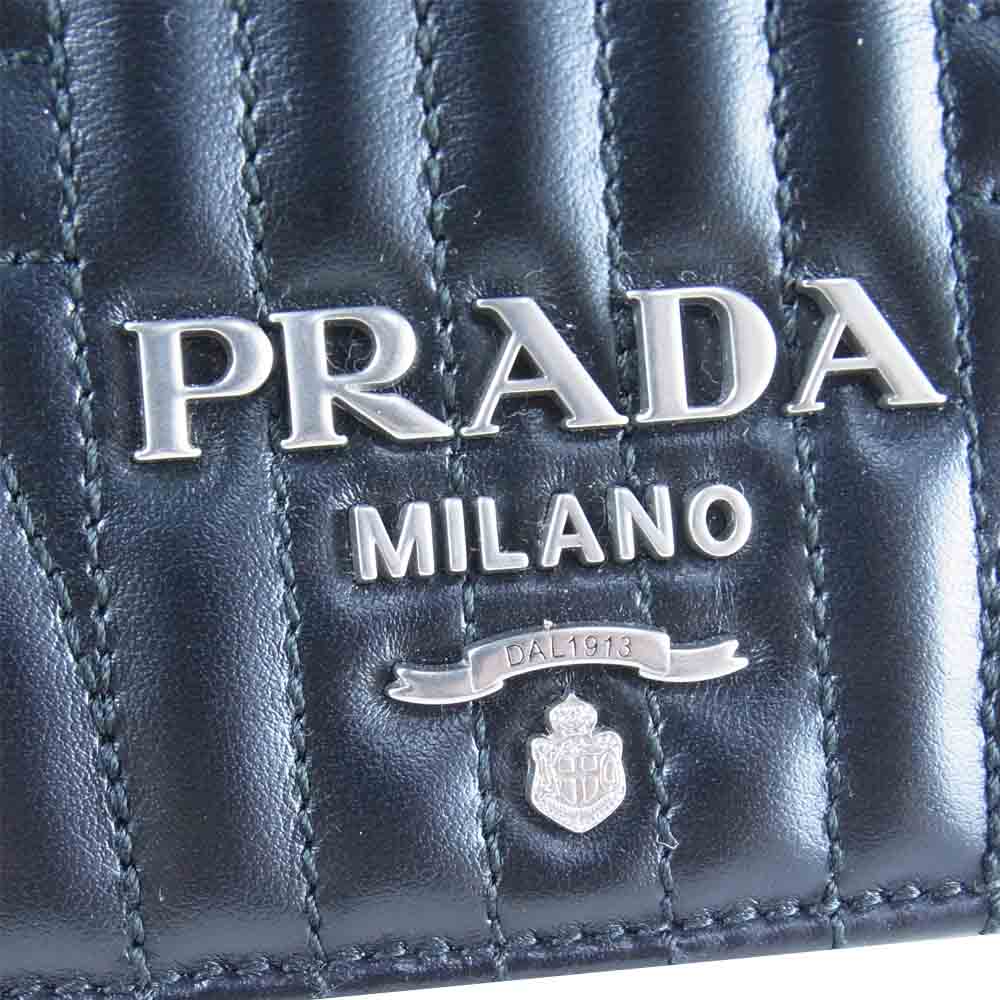 プラダ ショルダーバッグ美品  1BD227 黒 PRADA - プラダ ショルダーバッグ美品 1BD227 黒の通販 by ブラン