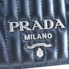 PRADA プラダ 1BD227 ダイアグラム チェーン ショルダー ハンド バッグ SOFT CALF IMPUN NERO2 ブラック系【中古】