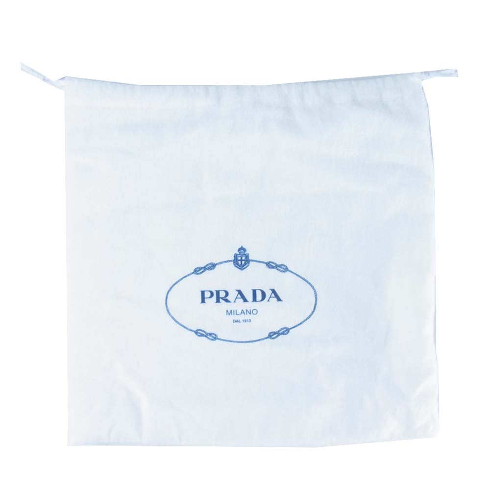 PRADA プラダ 1BD227 ダイアグラム チェーン ショルダー ハンド バッグ SOFT CALF IMPUN NERO2 ブラック系【中古】