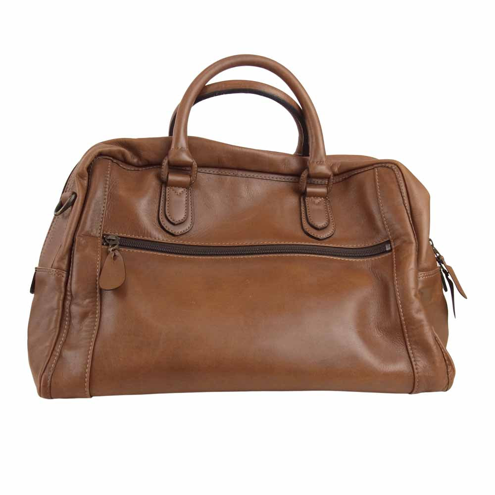 PORTER ポーター CERVINO セルビーノ レザー ボストン バッグ ブラウン系【中古】