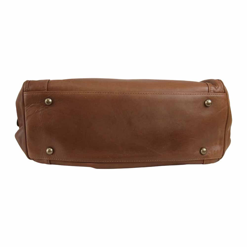PORTER ポーター CERVINO セルビーノ レザー ボストン バッグ ブラウン系【中古】