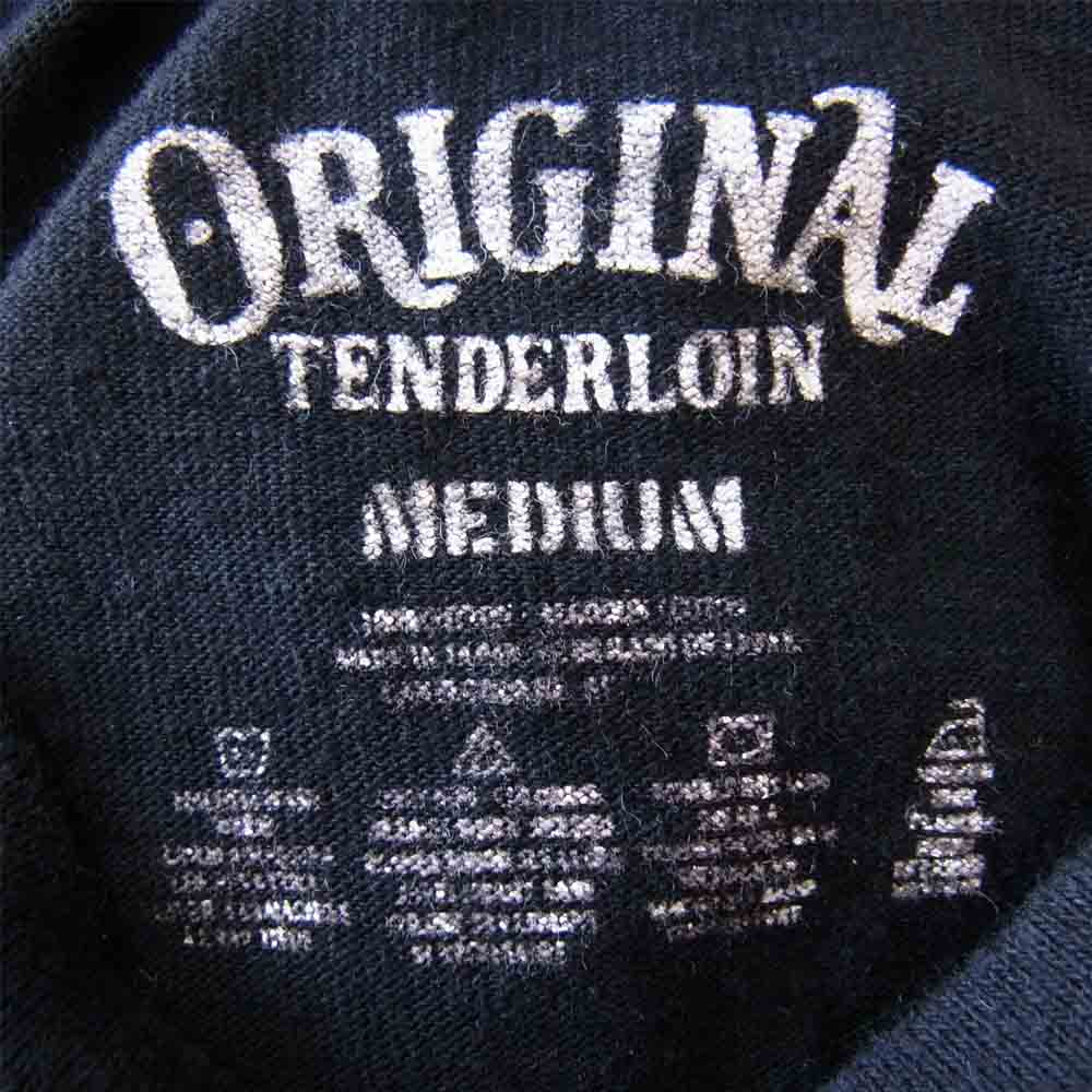 TENDERLOIN テンダーロイン T-TEE GG プリント ブラック系 M【中古】