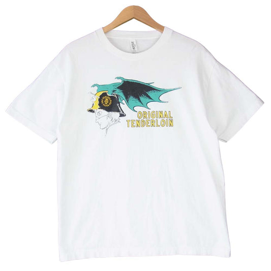 TENDERLOIN テンダーロイン T-TEE VS プリント ホワイト系 L【中古】