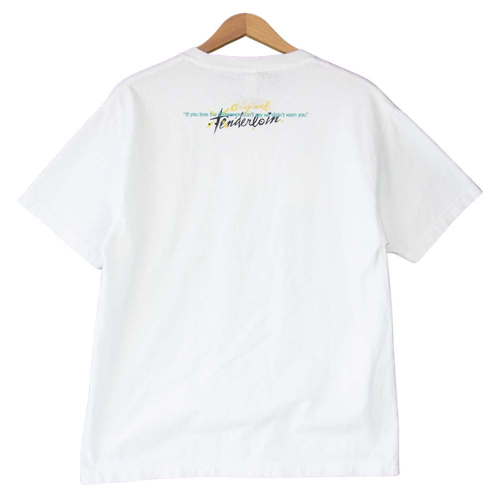TENDERLOIN テンダーロイン T-TEE VS プリント ホワイト系 L【中古】