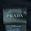 PRADA プラダ UJM492 S181 1206 国内正規品 クルーネック コットン 半袖 Tシャツ ルーマニア製 ブラック系 XL【中古】