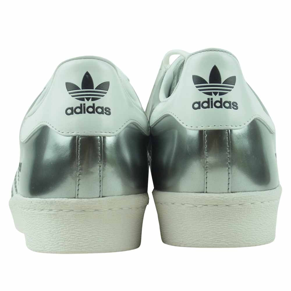 PRADA プラダ FX4546 adidas アディダス superstar スーパースター スニーカー シルバー系 28.5cm【新古品】【未使用】【中古】
