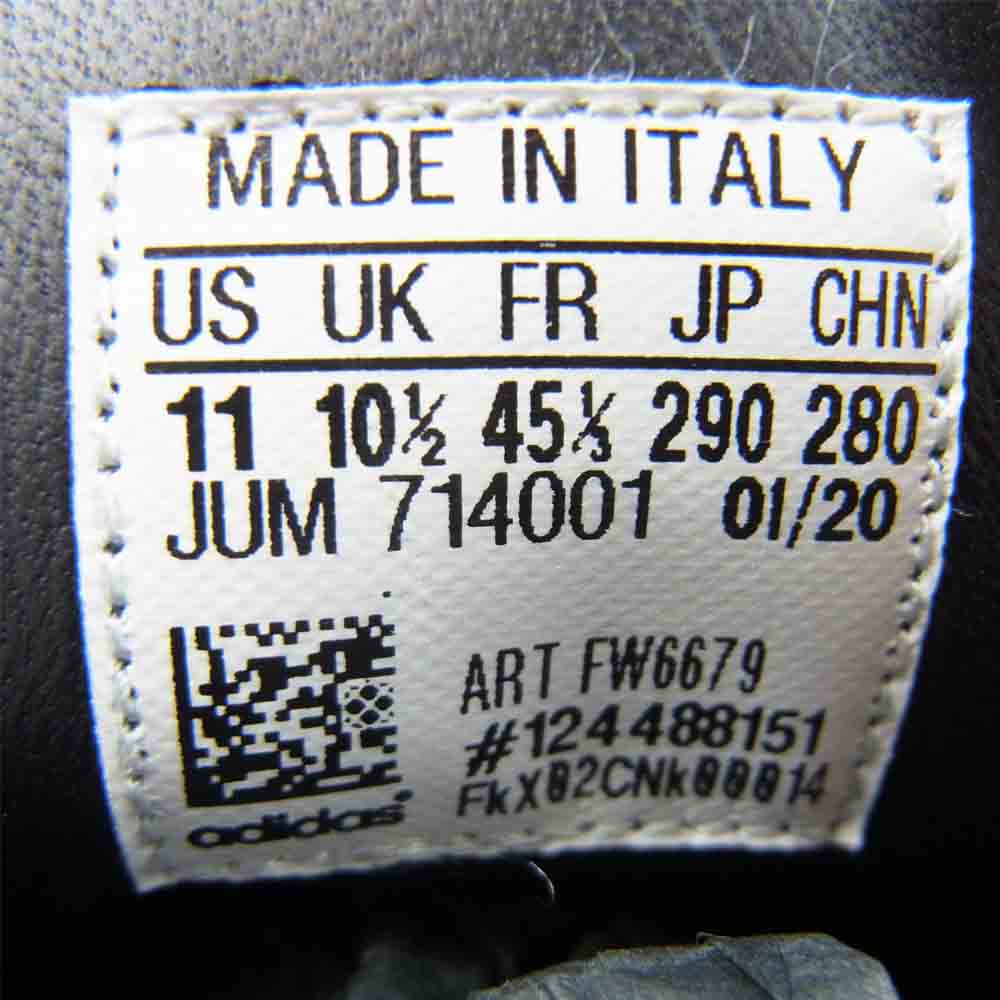 PRADA プラダ FW6679 adidas アディダス superstar スーパースター スニーカー ブラック系 29cm【新古品】【未使用】【中古】