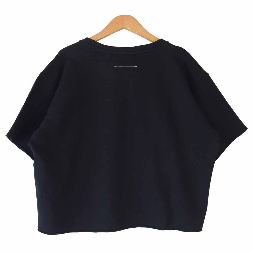 MAISON MARGIELA メゾンマルジェラ S32GU0133-S25454 MM6 エムエムシックス クルーネック 半袖 クルーネック Tシャツ ブラック系 S【新古品】【未使用】【中古】