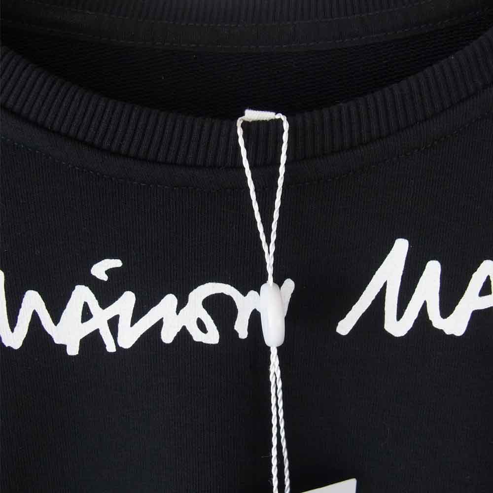 MAISON MARGIELA メゾンマルジェラ S32GU0133-S25454 MM6 エムエムシックス クルーネック 半袖 クルーネック Tシャツ ブラック系 S【新古品】【未使用】【中古】