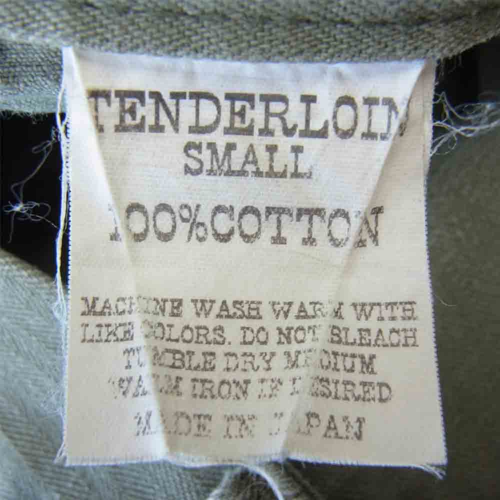TENDERLOIN テンダーロイン T-HERRINGBONE PNT ヘリンボーン ベイカー ファティーグ カーキ系 S【中古】