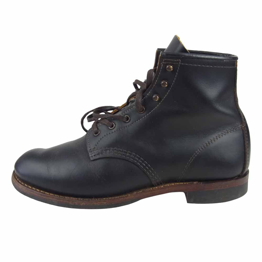 RED WING レッドウィング 9060 茶芯 BECKMAN FLATBOX ベックマン フラットボックス ブラック クロンダイク ブラウン系 8.5【中古】