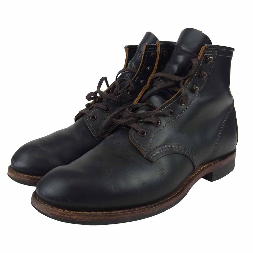 RED WING レッドウィング 9060 茶芯 BECKMAN FLATBOX ベックマン フラットボックス ブラック クロンダイク ブラウン系 8.5【中古】