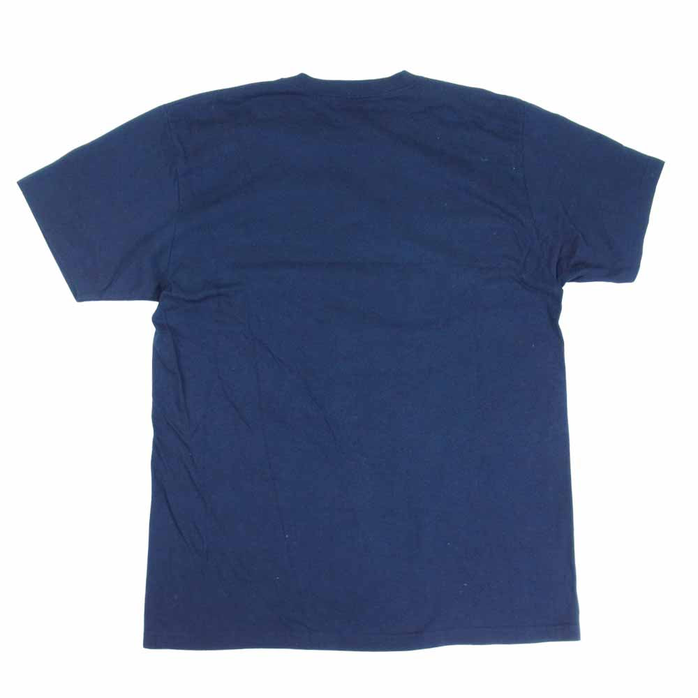 Supreme シュプリーム 15SS gold tooth tee 半袖 コットン USA製 Tシャツ ネイビー系 L【中古】