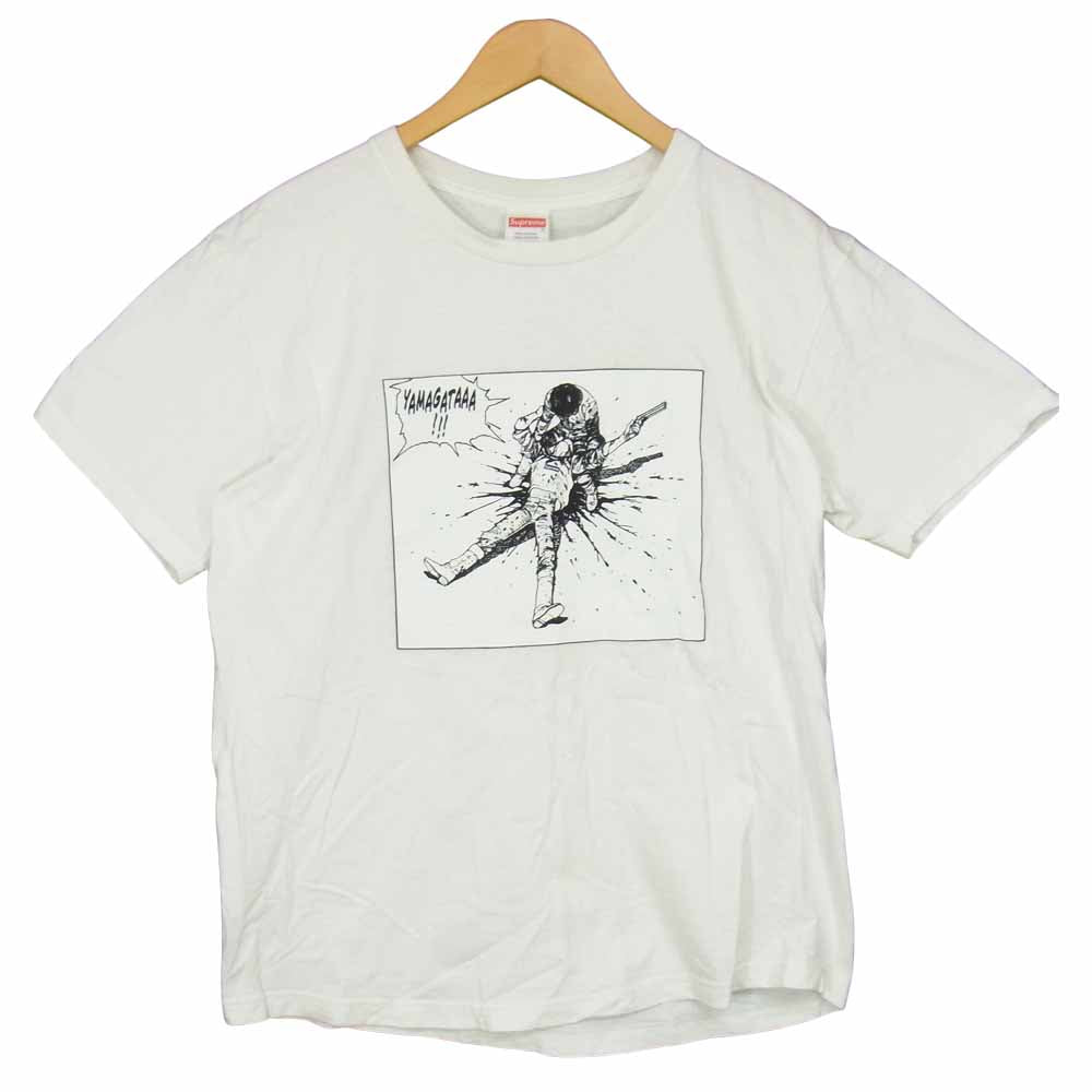 Supreme シュプリーム 17AW × akira yamagata tee アキラ ホワイト系 M【中古】
