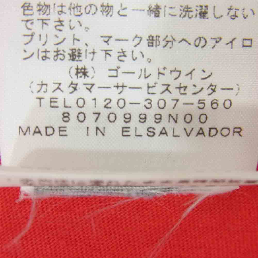 Supreme シュプリーム 18AW NT818021 × THE NORTH FACE ノースフェイス EXPEDITION S/S TEE エクスペディション レッド系 M【中古】
