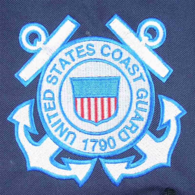 U.S. COAST GUARD 1790 コーストガード ガーメント ケース 刺繍 ロゴ ネイビー系【中古】