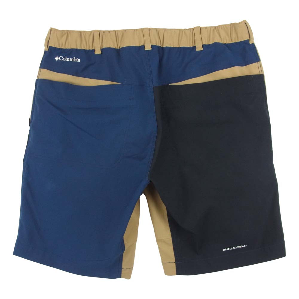 Columbia コロンビア PM4845 カシュマン III マルチカラー ショーツ ショート パンツ ブラック系 ネイビー系 L【中古】