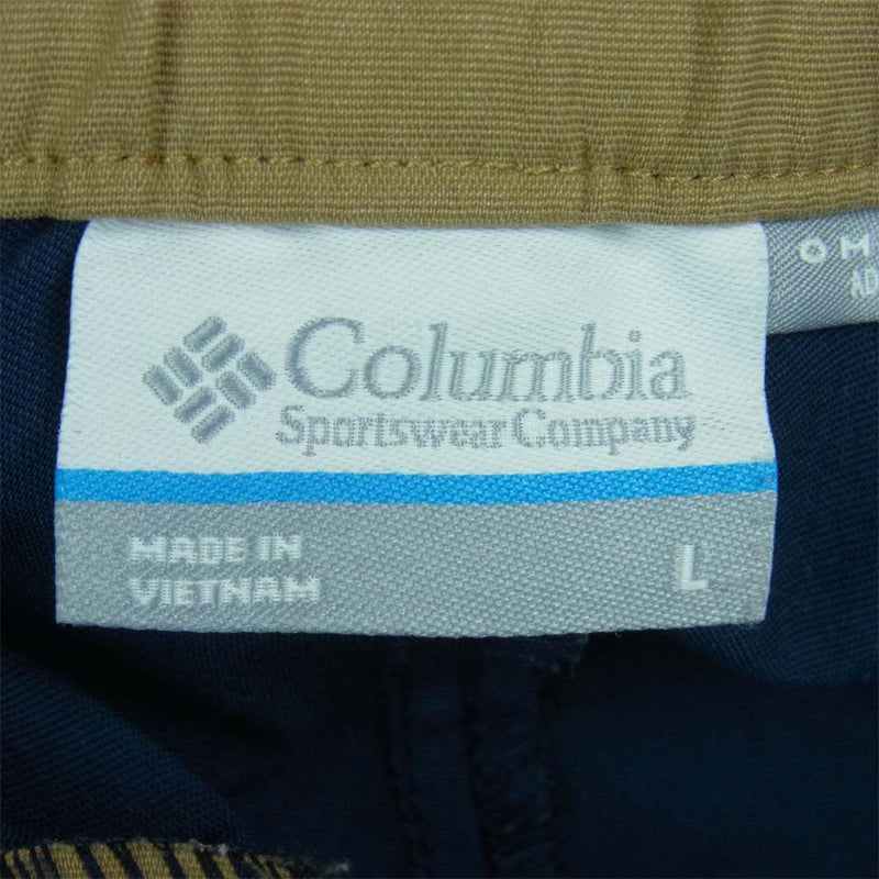 Columbia コロンビア PM4845 カシュマン III マルチカラー ショーツ ショート パンツ ブラック系 ネイビー系 L【中古】