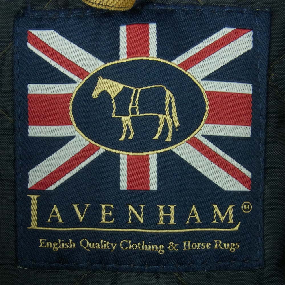 LAVENHAM ラベンハム 木梨サイクル KINASHI CYCLE WINGFIELD ライト ジャケット パーカー カーキ系 34【中古】
