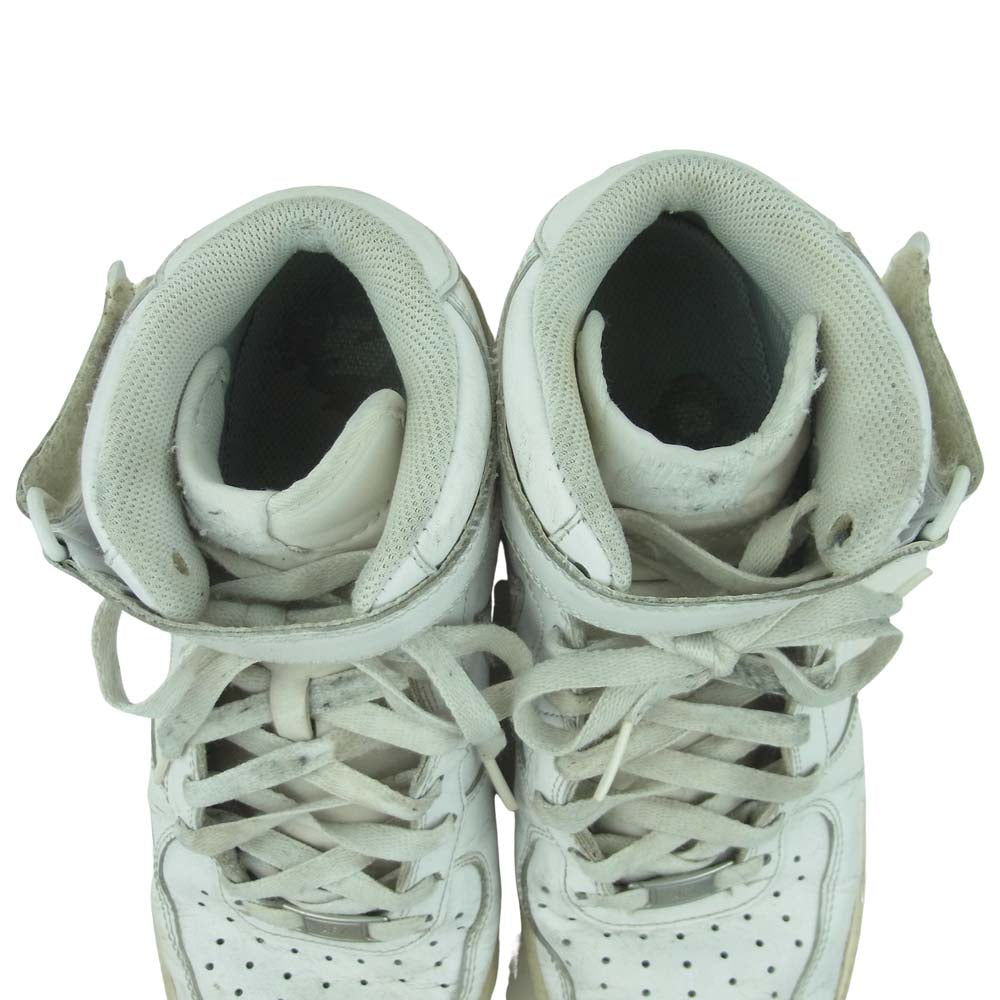 NIKE ナイキ 315123-111 AIR FORCE 1 MID エアフォース ワン ミッド スニーカー ホワイト系 26.5cm【中古】