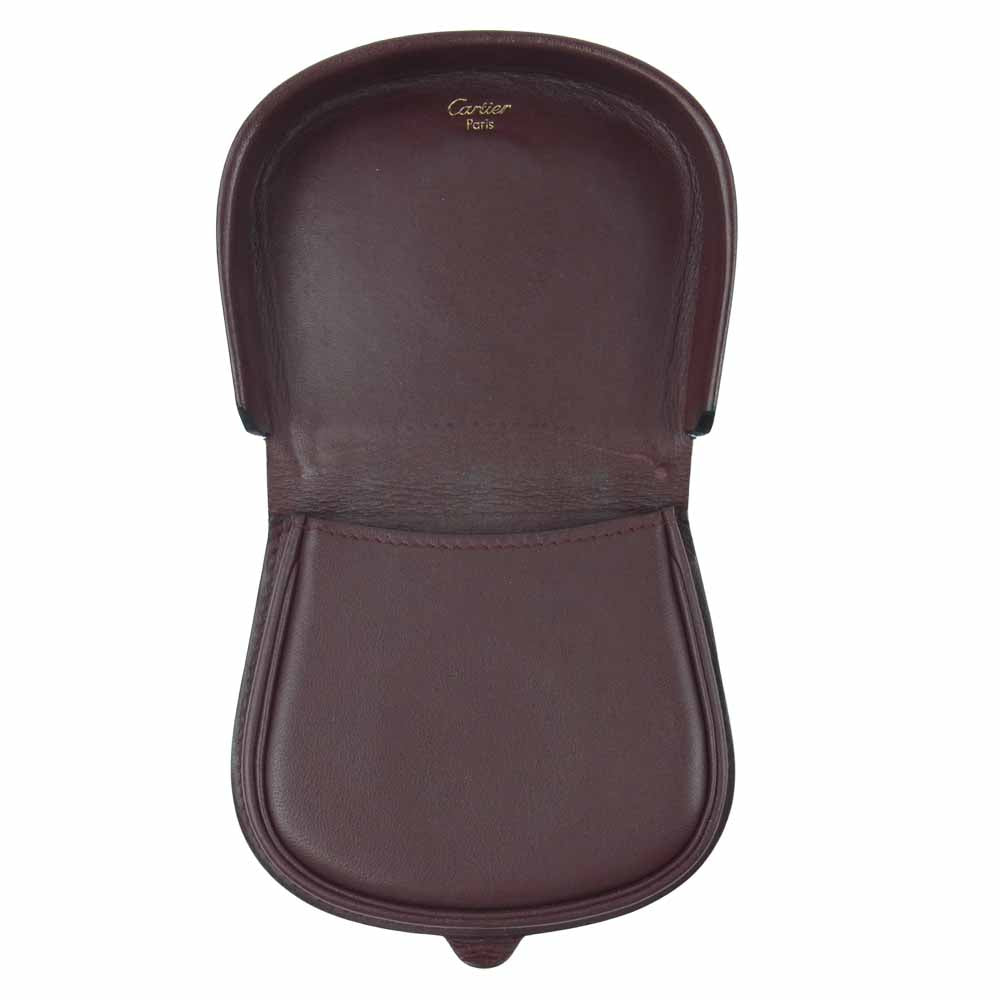 CARTIER カルティエ マストライン 馬蹄型 レザー コインケース