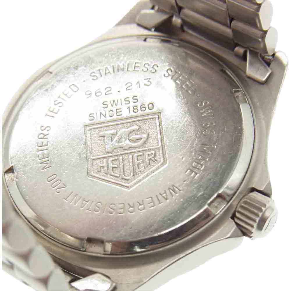 1円スタート】TAG HEUER タグホイヤー 962.213 プロフェッショナル 