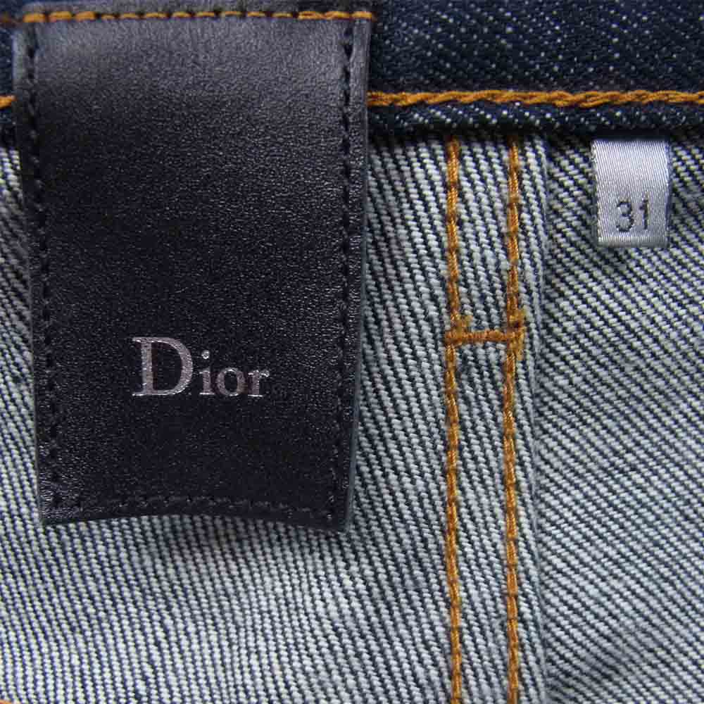 DIOR HOMME ディオールオム 163D004A0184 JEAN 17.5 デニム パンツ インディゴブルー系 31【美品】【中古】