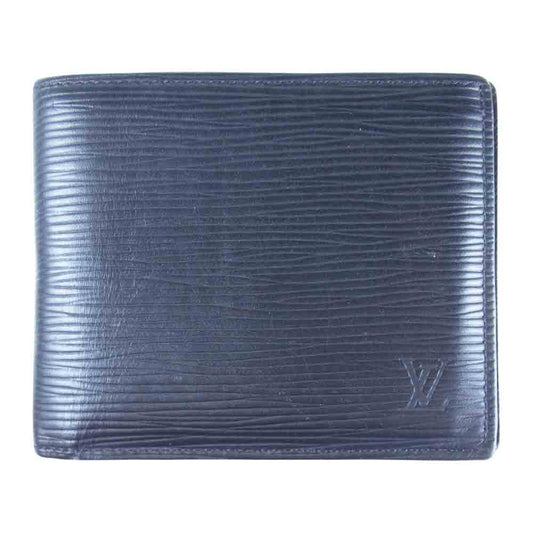 LOUIS VUITTON ルイ・ヴィトン M63652 エピ ポルトフォイユ マルコ NM 財布 ブラック系【中古】