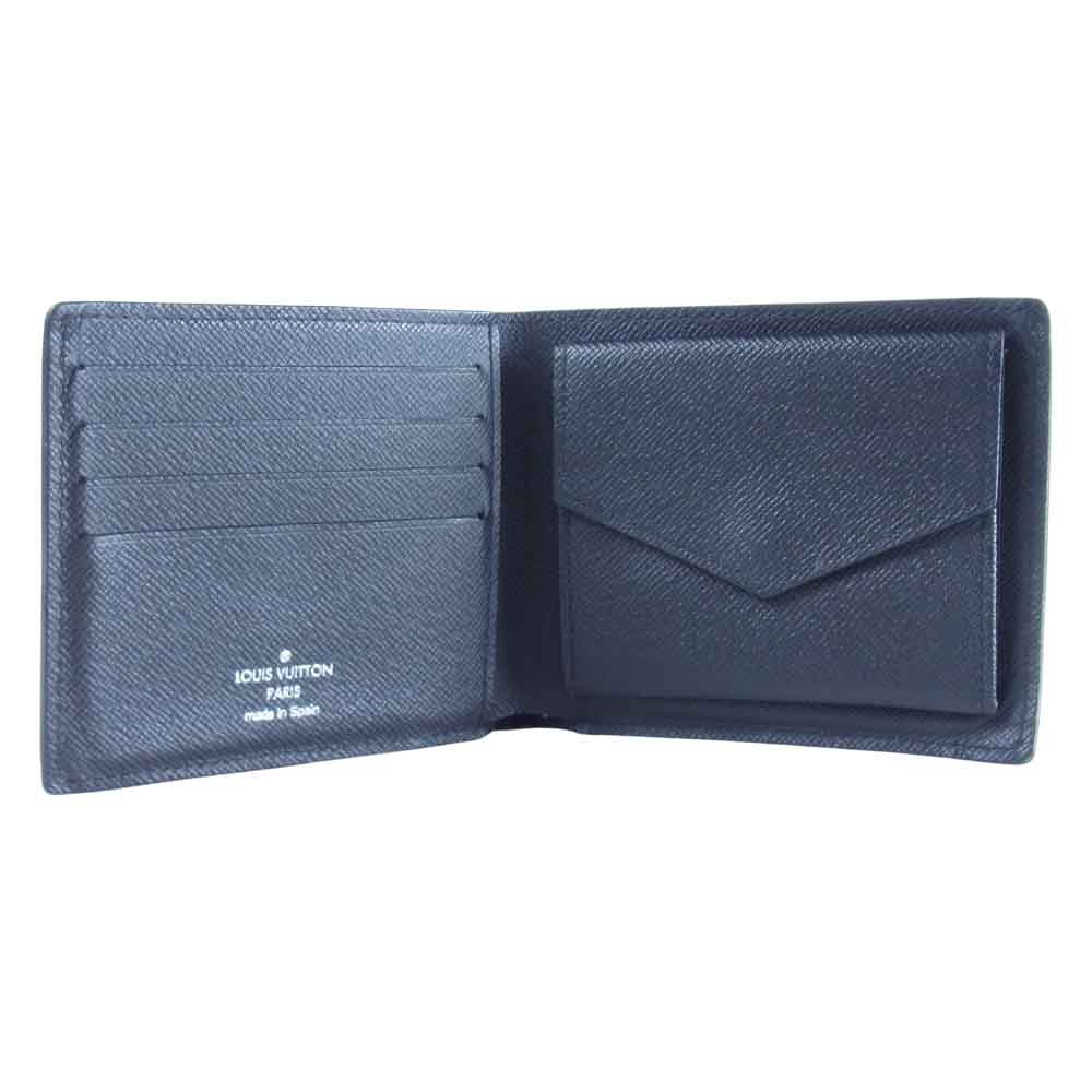 LOUIS VUITTON ルイ・ヴィトン M63652 エピ ポルトフォイユ マルコ NM 財布 ブラック系【中古】