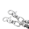 CHROME HEARTS クロムハーツ（原本無） 2クリップ ロング OTC ローラー ウォレット チェーン ブラック系【中古】