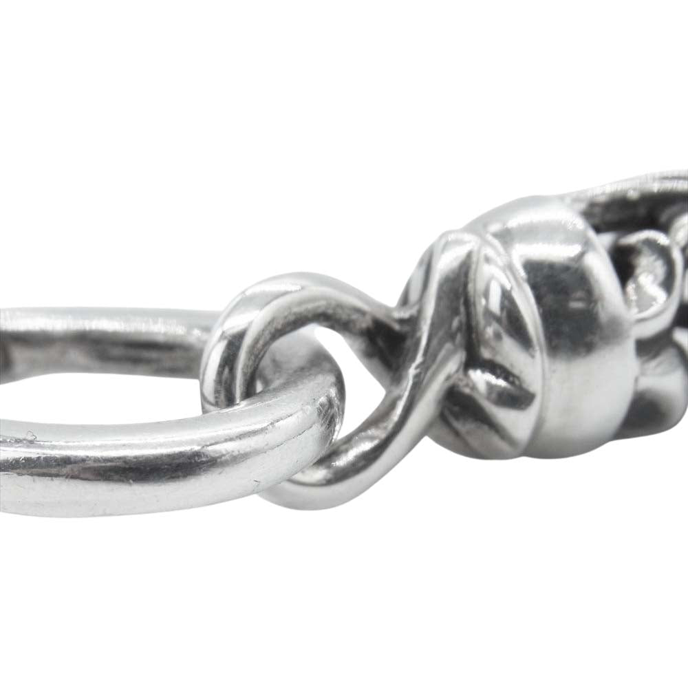 CHROME HEARTS クロムハーツ（原本無） 2クリップ ロング OTC ローラー ウォレット チェーン ブラック系【中古】