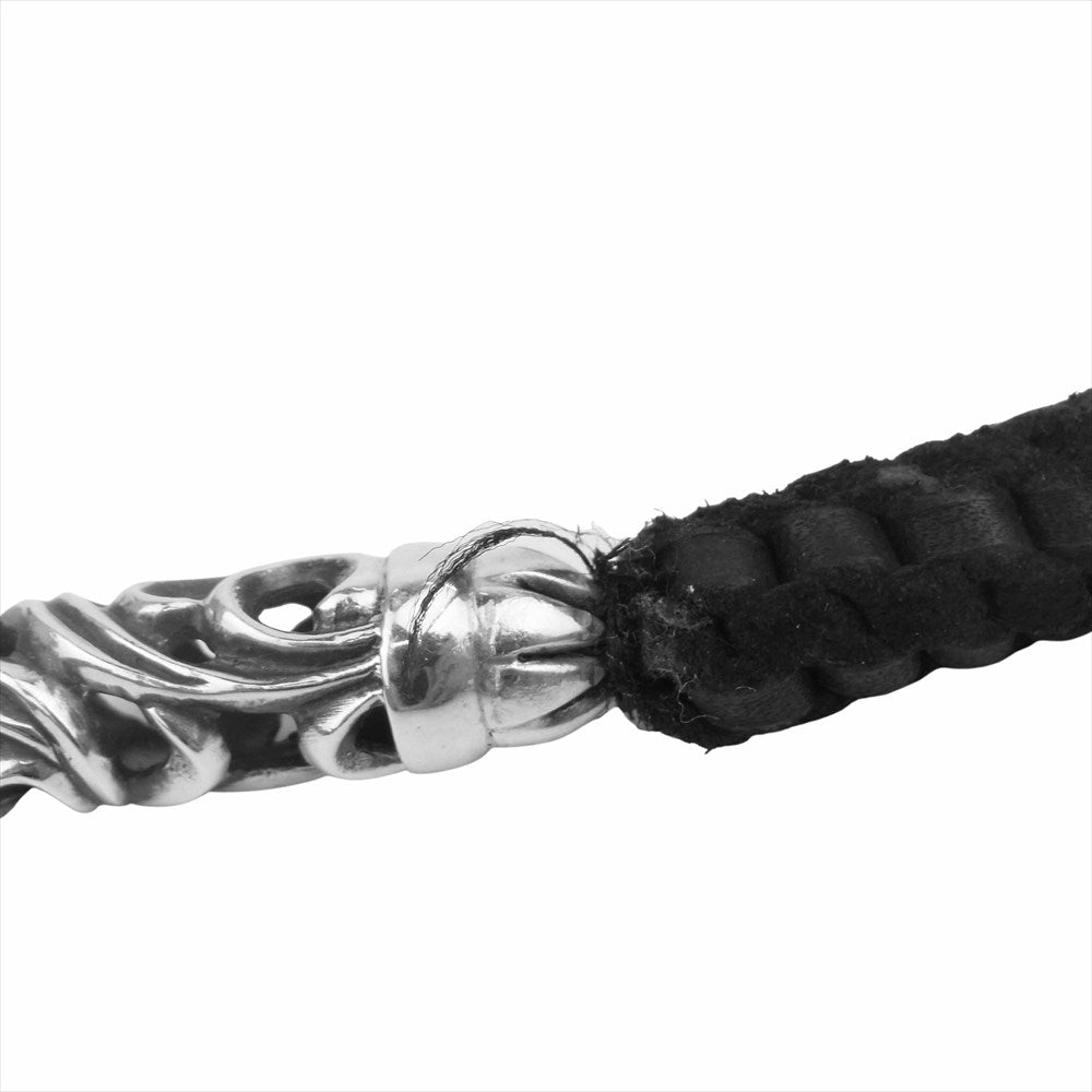 CHROME HEARTS クロムハーツ（原本無） 2クリップ ロング OTC ローラー ウォレット チェーン ブラック系【中古】