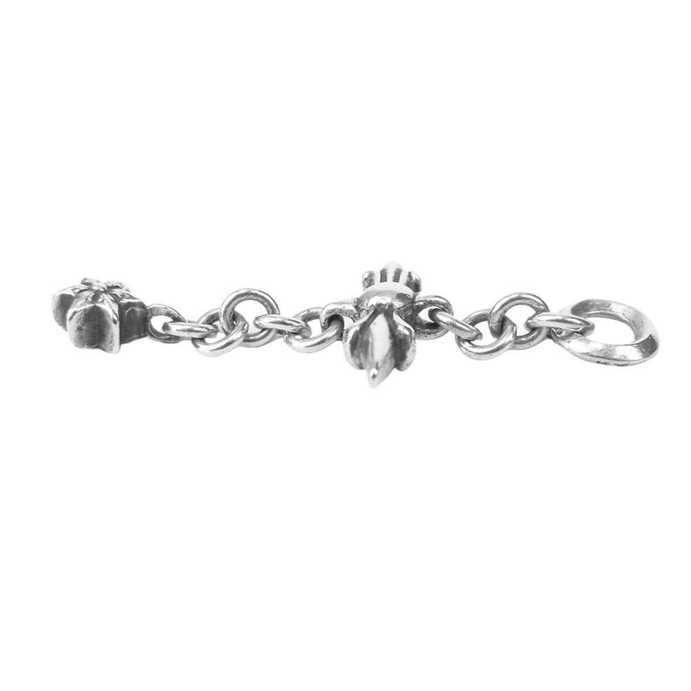 CHROME HEARTS クロムハーツ（原本無） ROLY CROSS ローリー クロス チャーム シルバー系【中古】