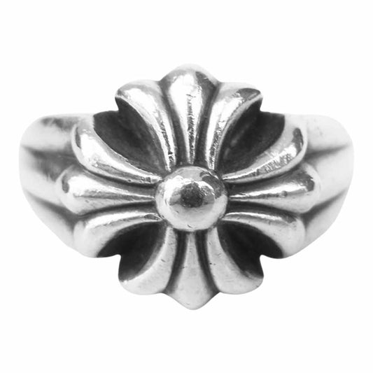 CHROME HEARTS クロムハーツ（原本無） 海外インボイスコピー付属 カットアウト CHプラス スモール シルバー系 17号程度【中古】