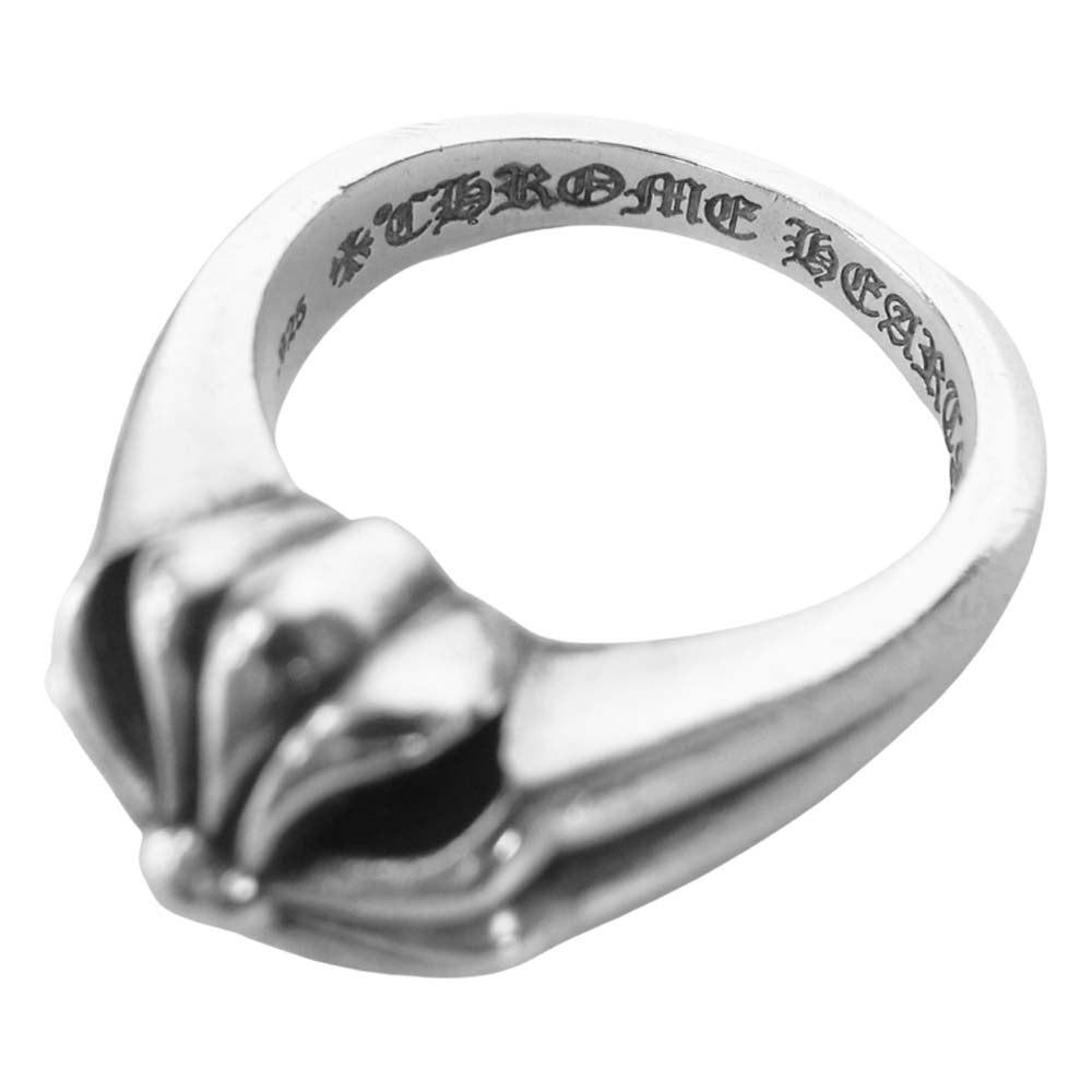 CHROME HEARTS クロムハーツ（原本無） 海外インボイスコピー付属 カットアウト CHプラス スモール シルバー系 17号程度【中古】