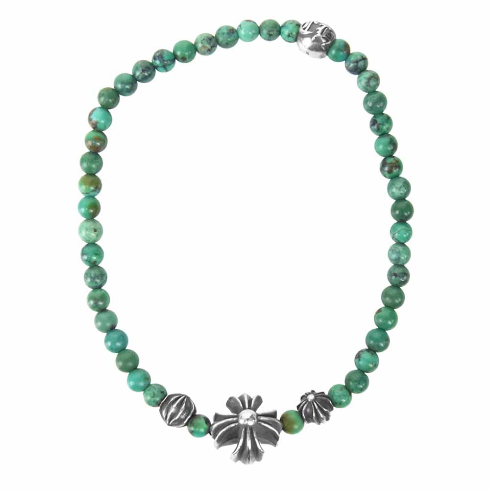 CHROME HEARTS クロムハーツ（原本有） BEAD 4mm クロスボール ビーズ シルバー系【中古】