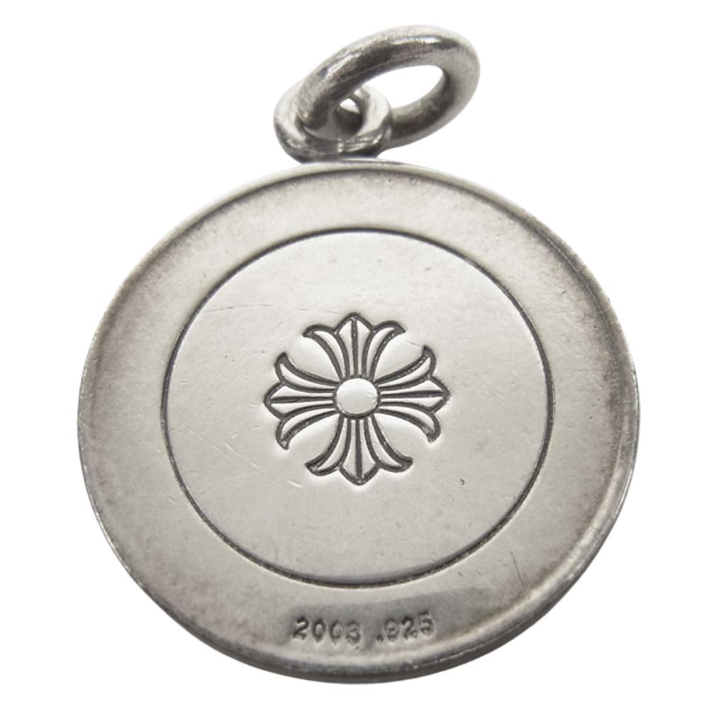 CHROME HEARTS クロムハーツ（原本無） V1 エンジェルメダル チャーム シルバー系【中古】