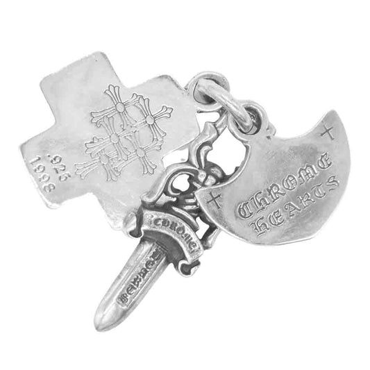 CHROME HEARTS クロムハーツ（原本無） 3TRINKETS スリートリンケッツ シルバー系【中古】