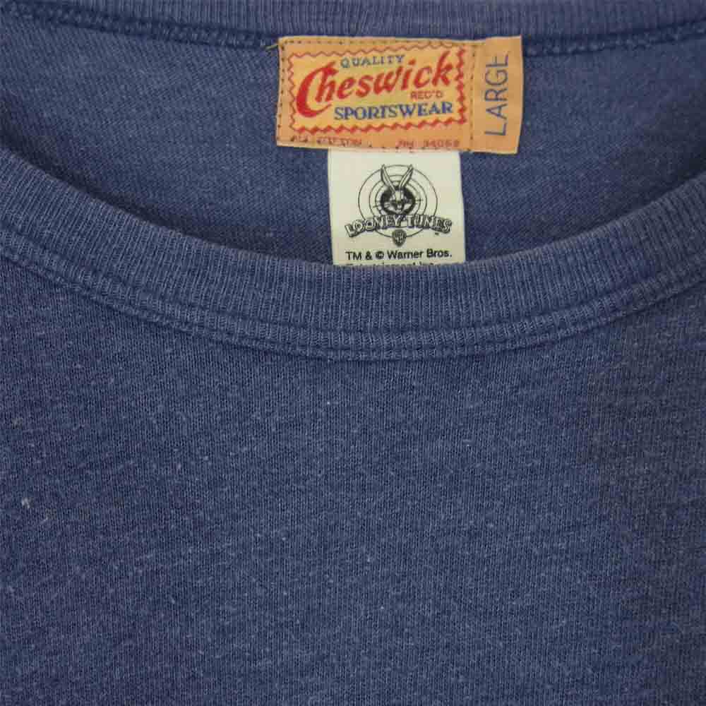 チェスウィック 東洋エンタープライズ ロードランナー プリント Tシャツ ブルー系 L【中古】