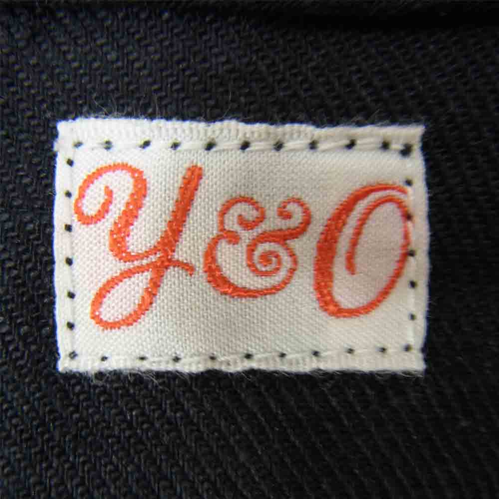 ヤングアンドオルセン YO2101-SH002 LINEN TWILL SAILOR SHIRT リネンツイル セーラーカラー プルオーバーシャツ ブラック系 W【中古】