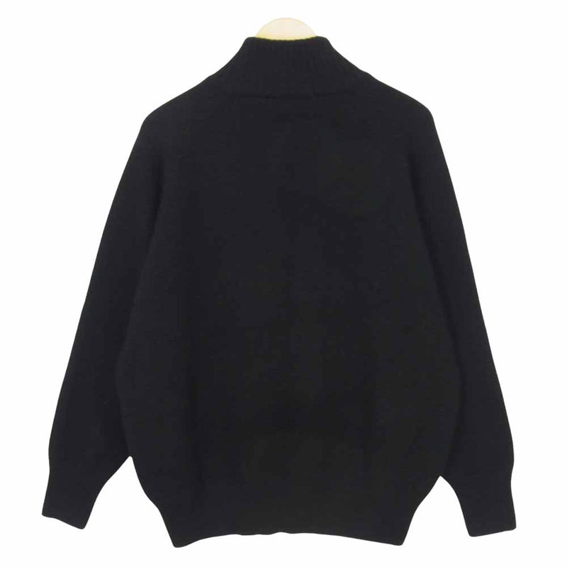 BBZ2002505A0004  YAK WOOL KNIT ヤクウール ニット ブラック系 3【中古】