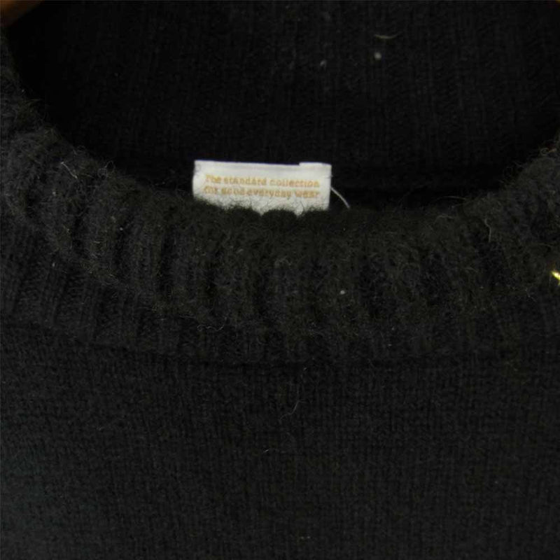 BBZ2002505A0004  YAK WOOL KNIT ヤクウール ニット ブラック系 3【中古】